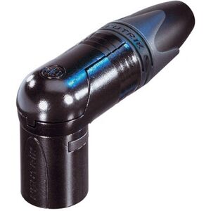 Neutrik NC4FRX-B Black Right-Angle XLR Connector Neutrik NC4FRX-B Black Right-Angle XLR Connector