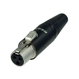 Rean av Neutrik RT3FC-B Lite XLR kvinnelig kontakt - Ledningstilkobling, svart, gull Rean av Neutrik RT3FC-B Lite XLR kvinnelig kontakt - Ledningstilkobling, svart, gull