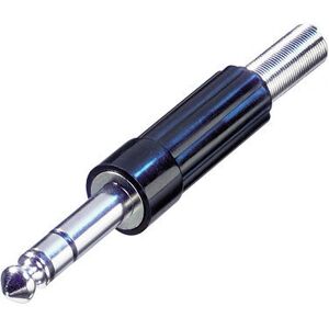 Neutrik NYS204 ledningskobling - 3-pol stereo 1/4" - Svart, Sølv Neutrik NYS204 ledningskobling - 3-pol stereo 1/4" - Svart, Sølv