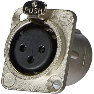 Neutrik NC3FD-LX - Robust Metall XLR Hunnkontakt - 3-7 Pins Neutrik NC3FD-LX - Robust Metall XLR Hunnkontakt - 3-7 Pins