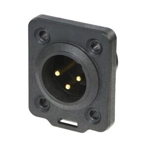 Neutrik NC3MDX-TOP Ledningskontakt - XLR Hann Svart Neutrik NC3MDX-TOP Ledningskontakt - XLR Hann Svart