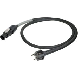 Neutrik Strömkabel - 1,5m, Svart, IEC Certifierad Neutrik Strömkabel - 1,5m, Svart, IEC Certifierad