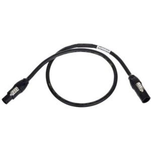 Neutrik Strömkabel - 1m, 1,5mm², Svart Neutrik Strömkabel - 1m, 1,5mm², Svart