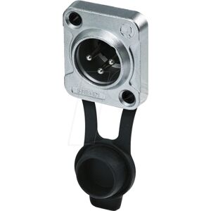 Rean RRX3M-Z0001 - Connettore XLR IP65, 3 poli, cromo Rean RRX3M-Z0001 - Connettore XLR IP65, 3 poli, cromo