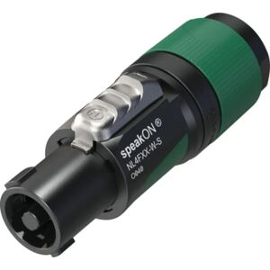 Neutrik NL4FXX-W-S Speakon 4-pin wtyczka - Złącze kabla, Terminal śrubowy, Odciążenie Neutrik NL4FXX-W-S Speakon 4-pin wtyczka - Złącze kabla, Terminal śrubowy, Odciążenie
