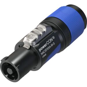 Neutrik PowerCon Låsbart 6-12mm Strömkabelkontakt Skruvterminal Blå Neutrik PowerCon Låsbart 6-12mm Strömkabelkontakt Skruvterminal Blå