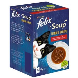 Nourriture pour chats Felix - Pack varié de soupes et filets humides Nourriture pour chats Felix - Pack varié de soupes et filets humides
