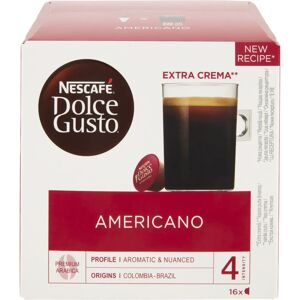 Nescafé Dolce Gusto Americano Kaffe - 16 Kapsler Nescafé Dolce Gusto Americano Kaffe - 16 Kapsler