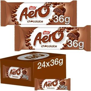 Nestlé Aero Bubbly Milk Chocolate - 36g X 24 Bars Nestlé Aero Bubbly Milk Chocolate - 36g X 24 Bars