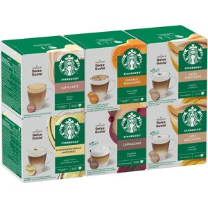 Nescafe Dolce Gusto - Starbucks White Cup Variety Pack - White - Coffee Pods Nescafe Dolce Gusto - Starbucks White Cup Variety Pack - White - Coffee Pods