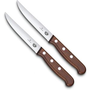 Victorinox Wood 5.1230.12G Steakmesser-Set - Gezackt, 12cm Victorinox Wood 5.1230.12G Steakmesser-Set - Gezackt, 12cm