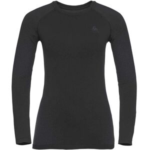 Odlo Performance Warm Eco Baselayer Top Black Grey - Baselayer Top Odlo Performance Warm Eco Baselayer Top Black Grey - Baselayer Top