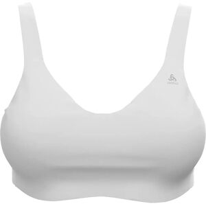 Odlo White Sports Bra Model 85E - Breathable, Supportive, Adjustable Odlo White Sports Bra Model 85E - Breathable, Supportive, Adjustable
