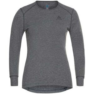 Odlo Steel Grey Melange Long Sleeve Shirt - Active Warm Eco - Women Odlo Steel Grey Melange Long Sleeve Shirt - Active Warm Eco - Women