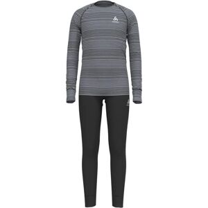 Odlo Black / Grey Melange Thermal Set - Unisex - Child 152cm - Product Type Odlo Black / Grey Melange Thermal Set - Unisex - Child 152cm - Product Type