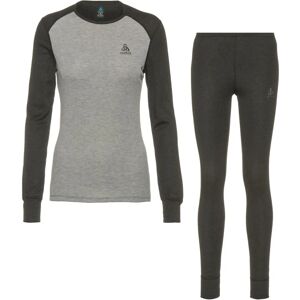 Odlo Active Warm Eco Recycled Thermal Set - Women - Grey - XS Odlo Active Warm Eco Recycled Thermal Set - Women - Grey - XS