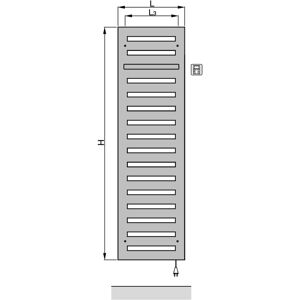 Zehnder Metropolitan Elektroheizkörper - Bad, Weiß, 1225x500mm Zehnder Metropolitan Elektroheizkörper - Bad, Weiß, 1225x500mm