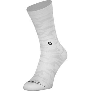 Scott Trail Camo Crew Sock - Unisex - Hvid - Sort - 36-38 - Sokker Scott Trail Camo Crew Sock - Unisex - Hvid - Sort - 36-38 - Sokker