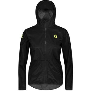Scott Black Yellow Waterproof Running Jacket - Lightweight, Breathable, Athletically Fitted - Jacket Scott Black Yellow Waterproof Running Jacket - Lightweight, Breathable, Athletically Fitted - Jacket