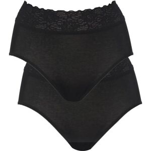 Calida Maxitruser Lycra Spitze Panty 2-pakning - Sort - Kvinder Calida Maxitruser Lycra Spitze Panty 2-pakning - Sort - Kvinder