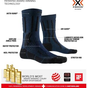 X-Bionic Calzini Trek X CTN Uomo - Blu - Calzini X-Bionic Calzini Trek X CTN Uomo - Blu - Calzini