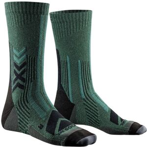 X-Bionic Hike Merino Crew Dark Green Socks - Outdoor Sports X-Bionic Hike Merino Crew Dark Green Socks - Outdoor Sports