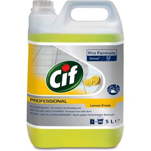 Nettoyant Multi-Usage Cif Citron 5L - Publicité Nettoyant Multi-Usage Cif Citron 5L - Publicité