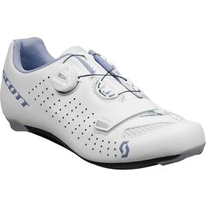 Chaussures Scott Road Comp Boa pour femme - Blanc/Bleu clair - Route - Publicité Chaussures Scott Road Comp Boa pour femme - Blanc/Bleu clair - Route - Publicité