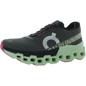 On Cloudmonster 2 Sneakers - Grau - Mesh-Oberschuh - Reflektierende Logos - Schnürung On Cloudmonster 2 Sneakers - Grau - Mesh-Oberschuh - Reflektierende Logos - Schnürung
