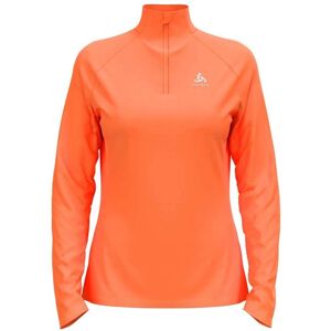 ODLO Încălzire Activă Tricou cu Fermoar Portocaliu - Strat de Bază ODLO Încălzire Activă Tricou cu Fermoar Portocaliu - Strat de Bază