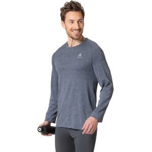 Odlo Men's Grey Seamless Long Sleeve Running T-shirt - Running T-shirt Odlo Men's Grey Seamless Long Sleeve Running T-shirt - Running T-shirt