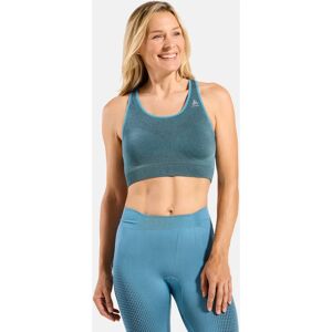 Odlo Seamless Medium Ceramicool Sports Bra - Navy Blue Odlo Seamless Medium Ceramicool Sports Bra - Navy Blue