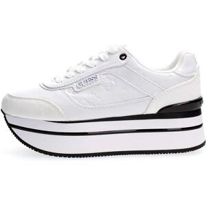 Guess Dames Platform Sneakers Wit - Sneakers Guess Dames Platform Sneakers Wit - Sneakers