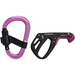 Mammut Smart 2.0 Belay Package - Pink - Climbing Gear Mammut Smart 2.0 Belay Package - Pink - Climbing Gear