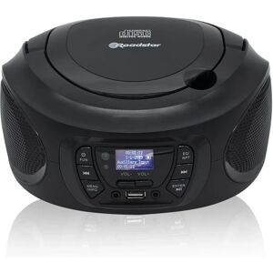 Radio portátil Roadstar CDR-375D+/BK con DAB+ FM CD MP3 USB Aux y Control Remoto Radio portátil Roadstar CDR-375D+/BK con DAB+ FM CD MP3 USB Aux y Control Remoto
