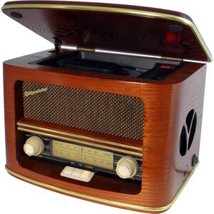 Radio Vintage Roadstar CD MP3 USB - Estilo Retro Portátil Radio Vintage Roadstar CD MP3 USB - Estilo Retro Portátil
