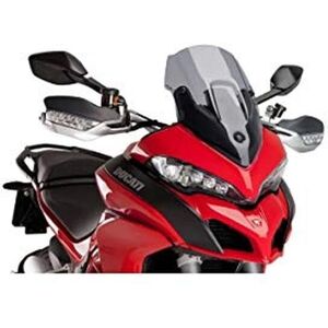 Puig Fume Racing Windshield for Ducati Multistrada 1200/S 15-17 - Windshield Puig Fume Racing Windshield for Ducati Multistrada 1200/S 15-17 - Windshield