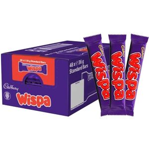 Cadbury Wispa - 48x36g Chocolate Bars - Snack Cadbury Wispa - 48x36g Chocolate Bars - Snack