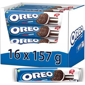 Oreo Kaksinkertainen Kermakeksi - Klassiset suklaakeksit - 157g Oreo Kaksinkertainen Kermakeksi - Klassiset suklaakeksit - 157g