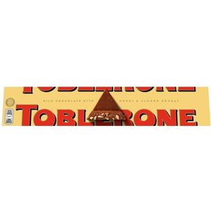 Toblerone Large Milk Chocolate Bar - Honey & Nougat - 360g Toblerone Large Milk Chocolate Bar - Honey & Nougat - 360g