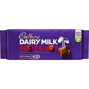 Cadbury Dairy Milk Fruit Nut Chocolate Bar - Chocolate Bar Cadbury Dairy Milk Fruit Nut Chocolate Bar - Chocolate Bar