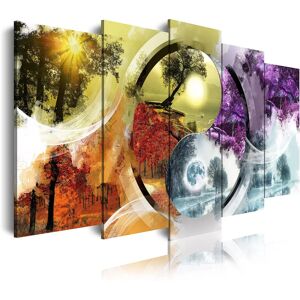 DekoArte 460 Quadro Paisagem Moderno - Conjunto de 5 Telas DekoArte 460 Quadro Paisagem Moderno - Conjunto de 5 Telas