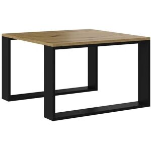 Topeshop Alada - Square Industrial Coffee Table - 67x67x40 cm - Wooden Decor Topeshop Alada - Square Industrial Coffee Table - 67x67x40 cm - Wooden Decor