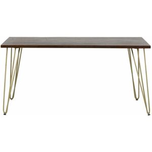 Mango Dark Gold Modern Dining Table - Dining Table Mango Dark Gold Modern Dining Table - Dining Table
