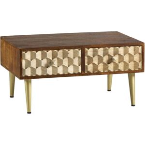 Handmade Modern CNC Retro Wood Metal Coffee Table - Living Room Handmade Modern CNC Retro Wood Metal Coffee Table - Living Room