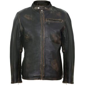Infinity Leather Heren Vintage Zwarte Bikerjas - 5XL Infinity Leather Heren Vintage Zwarte Bikerjas - 5XL