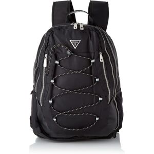 Guess Zwarte Rugzak met Uitbreidbaar Vak - Rugzak Guess Zwarte Rugzak met Uitbreidbaar Vak - Rugzak