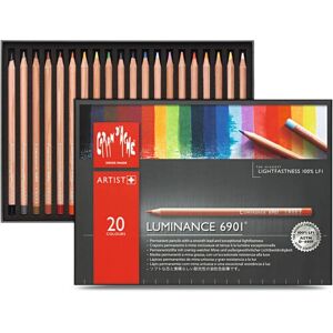 Caran d'Ache Luminance 6901 Water Resistant Colouring Pencils - Artist Set Caran d'Ache Luminance 6901 Water Resistant Colouring Pencils - Artist Set