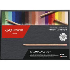 Caran d'Ache Luminance 6901 Water Resistant Colouring Pencils - Portrait Set Caran d'Ache Luminance 6901 Water Resistant Colouring Pencils - Portrait Set