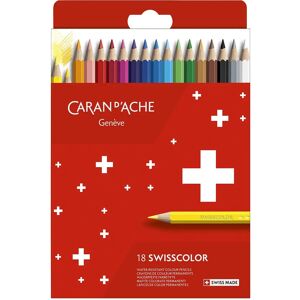 Caran d'Ache Swisscolor Pastels - 18 Colors Assorted - Colored Pencils Caran d'Ache Swisscolor Pastels - 18 Colors Assorted - Colored Pencils